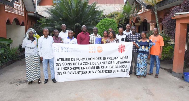 Zone de santé de Mutwanga : Caritas Butembo-Beni forme 15 prestataires des soins dans la prise en charge clinique des survivantes des violences sexuelles
