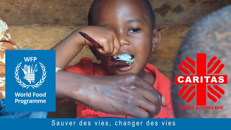A Musienene, Espoir retrouve l’espoir grâce à l’aide alimentaire du PAM et Caritas Butembo-Beni