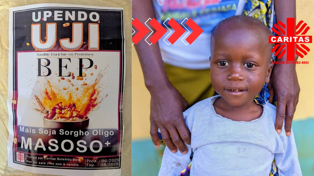 « La bouillie qui redonne vie » : Lavie renaît grâce à l’aide de Caritas Butembo-Beni